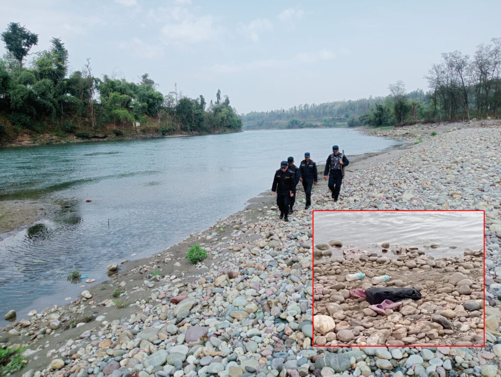 दुई सन्तानसहित महिला बेपत्ता, भेरी नदी किनारमा चप्पल र झाेला फेला पर्याे